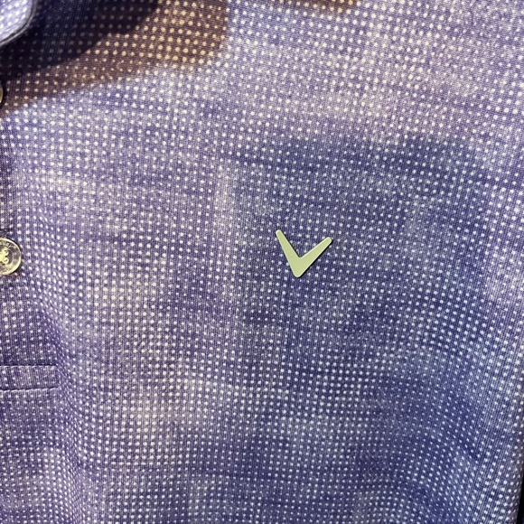 Men’s Purple Callaway Short Sleeve Golf Polo Shirt Size XL - Picture 2 of 4